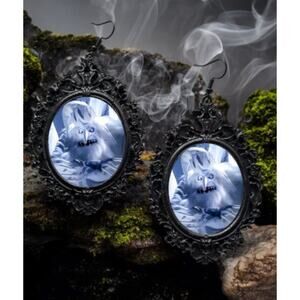 Winter Warlock Earrings - Santa Claus is Coming to Town